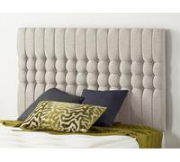 Somnior Beds Somnior 3Ft Galaxy Single 32 Inches Plush Silver Headboard With Wooden Struts