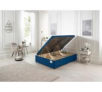 Somnior Beds Somnior 3Ft Millbank Ottoman Bed-Side Opening-Blue Plush