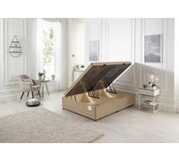 Somnior Beds Somnior 4Ft6 Millbank Ottoman Bed-Side Opening-Beige Plush