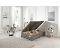 Somnior Beds Somnior 4Ft6 Millbank Ottoman Bed-Side Opening-Silver Linen