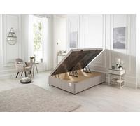 Somnior Beds Somnior 5Ft Millbank Ottoman Bed-Side Opening-Silver Plush