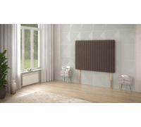 Somnior Beds Somnior 6Ft Eleanor Super King 32 Inches Tweed Coffee Headboard With Wooden Struts