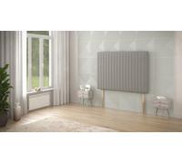 Somnior Beds Somnior 6Ft Eleanor Super King 32 Inches Tweed Grey Headboard With Wooden Struts