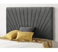 Somnior Beds Somnior 6Ft Platinum Super King 32 Inches Tweed Charcoal Headboard With Wooden Struts