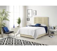 Somnior Beds Somnior Bliss Linen Beige 3Ft Memory Foam Divan Bed With 2 Drawers, Mattress & Headboard - Single
