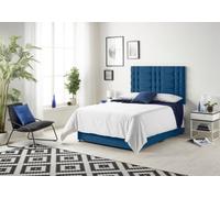 Somnior Beds Somnior Bliss Plush Navy 3Ft Memory Foam Divan Bed With 2 Drawers, Mattress & Headboard - Single