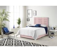 Somnior Beds Somnior Bliss Plush Pink 4Ft Memory Foam Divan Bed With 2 Drawers, Mattress & Headboard - Small Double
