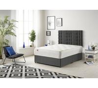 Somnior Beds Somnior Bliss Tweed Charcoal 4Ft6 Memory Foam Divan Bed With Mattress & Headboard - Double