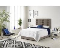 Somnior Beds Somnior Bliss Tweed Coffee 3Ft Memory Foam Divan Bed With 2 Drawers, Mattress & Headboard - Single