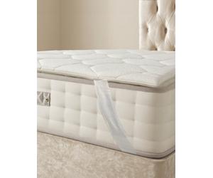 Somnior Beds Somnior Cooling Mattress Topper - Thin & Breathable Temperature Regulating Enhances Comfort Without Changing Mattress Feel - 3Ft