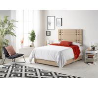 Somnior Beds Somnior Flexby Plush Beige 5Ft Memory Foam Divan Bed With 2 Drawers, Mattress & Headboard - King