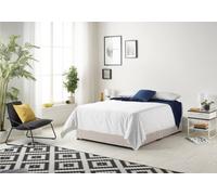 Somnior Beds Somnior Plush Silver Memory Foam Divan Bed With Mattress And 2 Drawers - Double