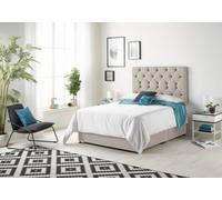 Somnior Beds Somnior Premier Plush Silver 4Ft Memory Foam Divan Bed With 4 Drawers, Mattress & Headboard - Small Double