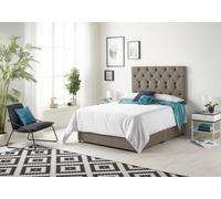 Somnior Beds Somnior Premier Tweed Coffee 6Ft Memory Foam Divan Bed With 2 Drawers, Mattress & Headboard - Super King