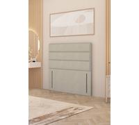 Somnior Chambery 54" Floor Standing Divan Headboard Upholstered Tweed Fabric In Natural Natural