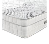 Somnior Cushioned 7 Zone Pocket Spring Motion Isolation Mattress 28cm in White | Size: Small Single