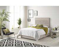 Somnior Galaxy Sprung Memory Foam 2 Drawer Divan Bed with Upholstered Headboard Plush Velvet in Silver | Size: King Somnior Silver King