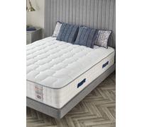 Somnior Medium Firm Hybrid Mattress 29CM | Cooling Wool & Memory Foam in White | Size: Super King
