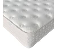 Somnior Pocket Core Rolled Mattress Memory Foam & Reflex Foam - In A Box In White White