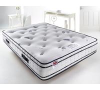 Somnior Silvercare 25cm Hybrid Bonnell Sprung Medium Firm Mattress in White | Size: Single Somnior White Single