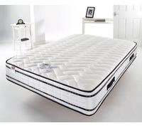 Somnior Snooze 1000 Pocket Sprung With Memory Foam Micro Quilted Mattress in White | Size: Small Single Somnior White Small Single