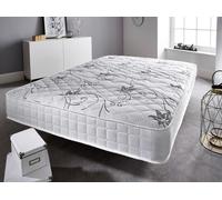 Somnior Sprung Memory Foam Premium Budget Mattress Medium to Medium Soft in White | Size: King Somnior White King