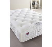 Somnior The Silk 2500 Warmth Retaining Natural Fibre Pocket Spring Mattress in White | Size: Double Somnior White Double