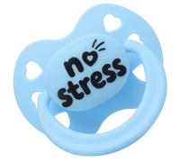 Somniumnight Adult Pacifier for Anxiety Relief: Big Silicone Nipple Binky for Stress - Autism Sensory Products Blue Paci for Sleep with Case - Relaxing Gift for Adults