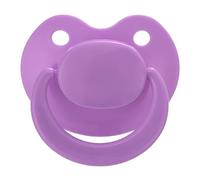 Somniumnight Adult Sized Pacifier Bigshield : Replacement Silicone Dummy Big Teat for Anxiety Release - Orthodontic Paci Taken Apart and Re-Assembled Purple