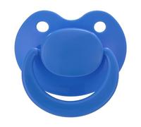 Somniumnight Adult Sized Pacifier Bigshield : Replacement Silicone Dummy Big Teat for Anxiety Release - Orthodontic Paci Taken Apart and Re-Assembled Blue