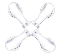 Somniumnight Adult Sized Pacifier Nipples: Replacement Silicone Big Teat - Value Pack 4 Pack Large Size 6