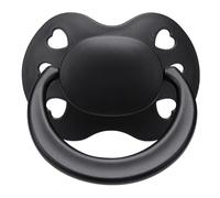 Somniumnight Clear Silicone Adult Pacifier: Wider & Fuller Shell Binky for Anxiety & Stress Release - DIY Re-Assembled Large Teat Dummy Gift for Autism Pink