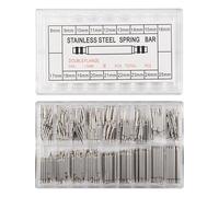 Somoke 360pcs Stainless Steel Watch Band Spring Bars Strap Link Pins 6-25mm Repair Kit