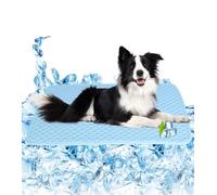 SOMOYA Dogs Cooling Mat Pet Cool Pads Blanket Sleeping Kennel Mat,Washable Ice Silk Sleep Mat Pad Breathable for Large Dogs Cats Medium