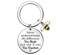 Somtimes You Forget You Are Awesome Gift Inspirational Bee Keyring Keychain Gifts For Women Girls Men Boys Best Friend Birthday Christmas,congratulations gifts well done gifts you are amazing