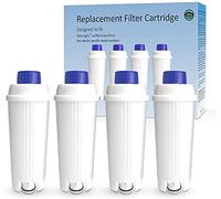 Somune Wasserfilter für Delongie Kaffeemaschinen DLSC002, Delongie Wasserfilter Filterpatrone Aktiv Kohle Weichspüler, Kompatibel mit Delongie ECAM, Esam, ETAM, BCO, EC (Weiß-4er)
