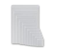 Somwell - 100 Grip Seal Bags, 2.25 x 3" Clear Resealable Plastic Bags, Reusable Strong Zip Lock, Polythene Packaging for Jewellery & Storage (2.25" x 3")