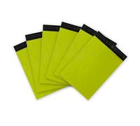 Somwell - 12 x 16 Inch Neon Green Mailing Bags, Pack of 50, Strong Polythene 305 x 406 mm Postal Mail Bags, Self Seal, Waterproof, 60 Microns, Opaque, Tear Proof, Lightweight Poly Mailers (12 x 16)