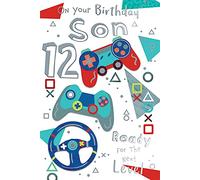 Son 12th Birthday Card Age 12 Ready For The Next Level Gaming Happy