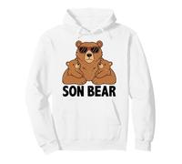 Son Bear With Two Cubs Family Bear Pullover Hoodie