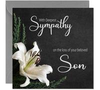 Son Bereavement Card - Deepest Sympathy on Losing Your Son - sorry for your loss