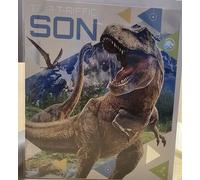 Son Birthday Card, Birthday Card for Son, Jurassic Park Birthday Card for Son, Birthday Card for Him Jurassic Park