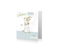 Son Birthday Card, Guess How Much I Love You Son Birthday Card, Happy Birthday Son Card, Birthday Card Son