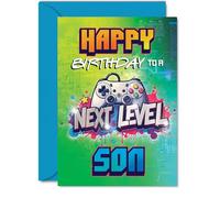 Son Birthday Card, Next Level Gamer Bday