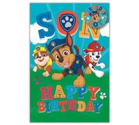 Son Birthday Card, Paw Patrol Son Birthday Card, Birthday Card for Son Paw Patrol