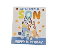 Bluey 'Super Special Son' Birthday Card