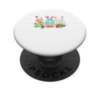Son Costume Colorful Floral Easter Bunny Chocolate Eggs PopSockets Adhesive PopGrip