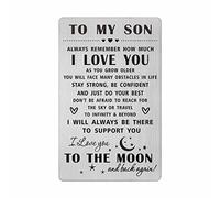 Son Fathers Day Cards from Mum Dad - I Love My Son Gifts from Parents, Sons Graduation Wallet Insert Card