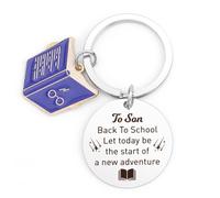 Son Gifts For Son Gifts Back To School Gift First Day At School Gifts For Boys Starting School Gifts First Day Of School Gift Keyring Christmas Presents Keychain