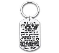 Son Gifts from Mom Gifts for Son Gifts from Mom Dad Mother To Son Teens Stocking Stuffers Adult Men Teenage Boys Kids Birthday Gradation Sweet Sixteen Going To College Guys Males Wedding Gifts Present